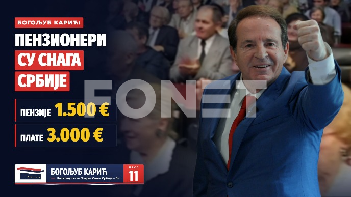Obećao penzije od 1.500 evra